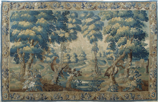 antique hanging European tapestry 1700s