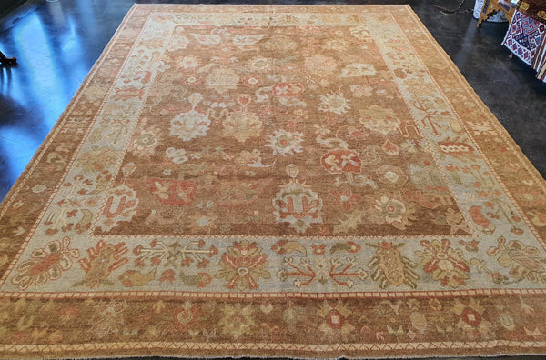Turkish oushak rug for sale