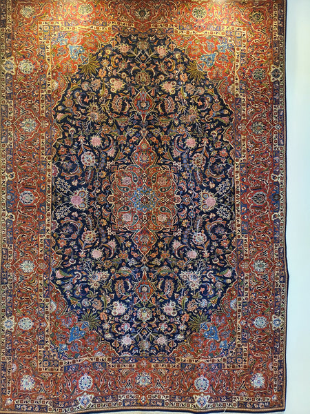 Antique Persian Kashan Dabir