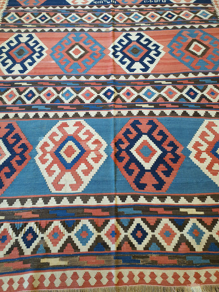 kilim carpet geometric