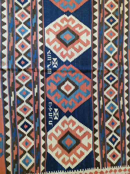 kilim rug close up