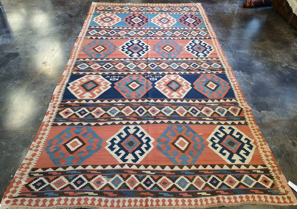 jewel tone kilim carpet design