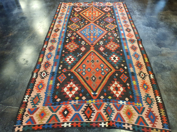 Antique Caucasian Kilim Carpet