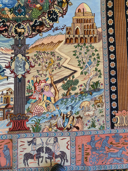 persian rug weaving of persian life