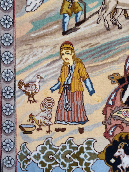 persian rug illustration persian life