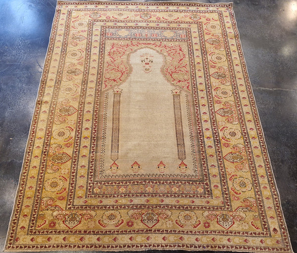 Mihrab prayer rug for sale handmade