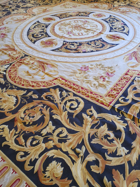 palatial majestic aubusson rug for sale handmade