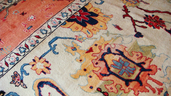 rug decorate oushak colorful