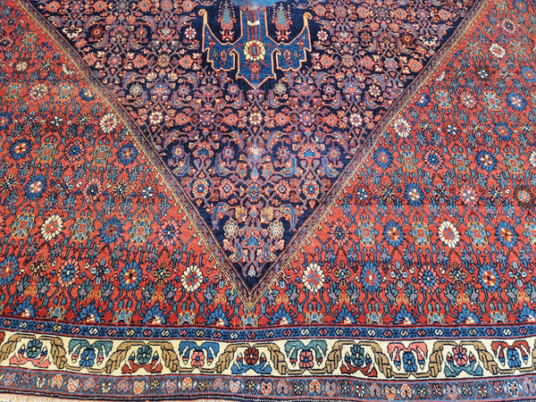 Antique Handwoven Persian Bijar