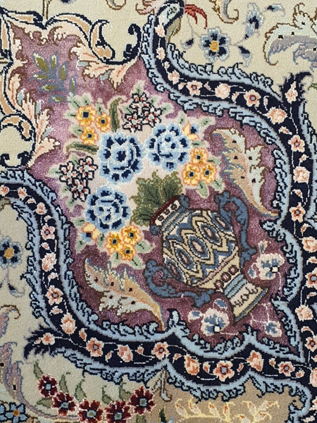 Silk & Wool Classic Persian Carpet Design