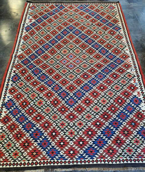 Antique Handmade Shirvan Kilim rug