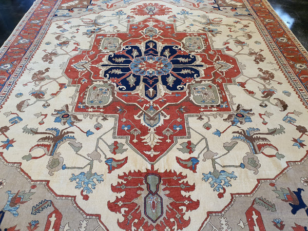 serapi decorative rug interior design